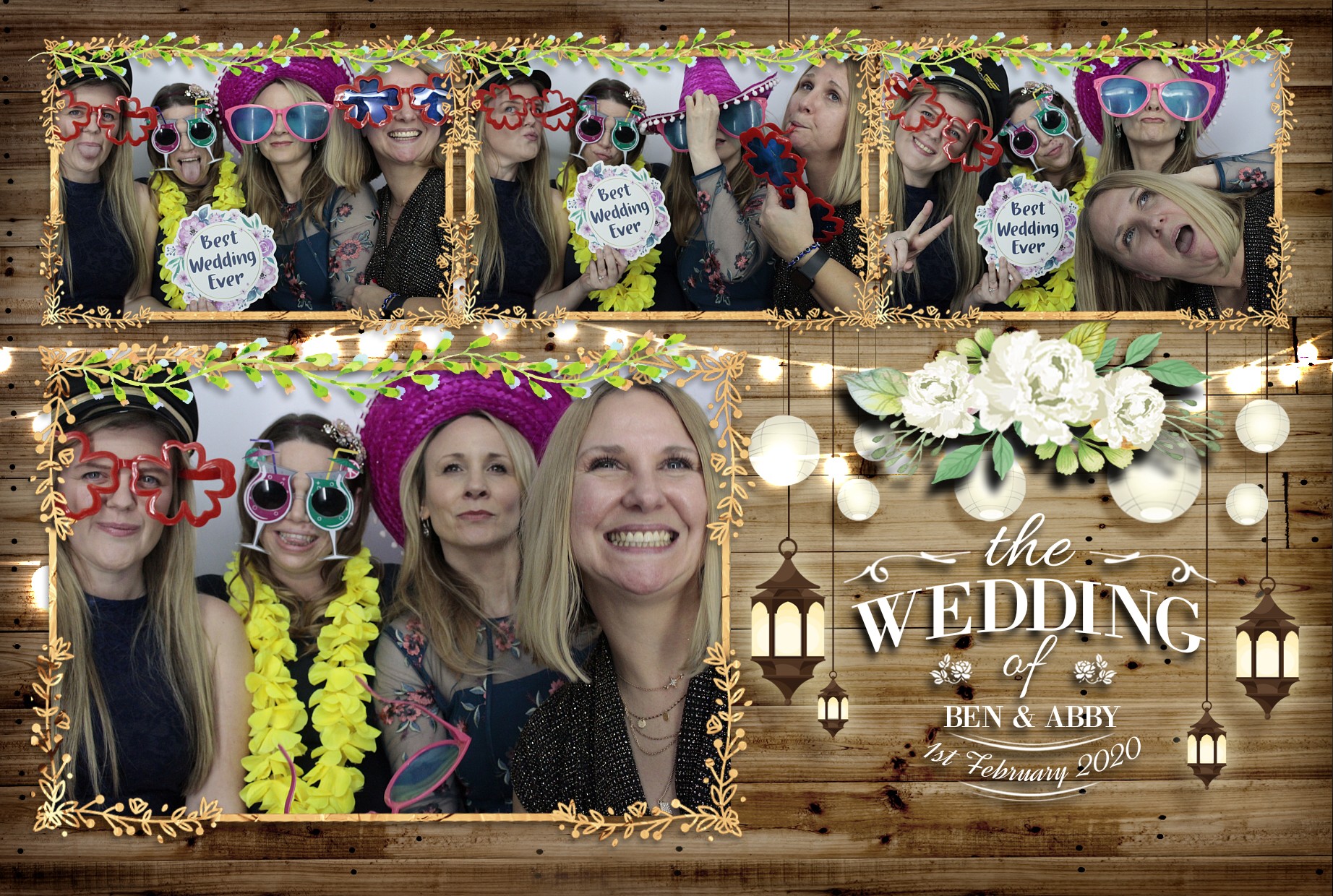 Ben & Abby’s Wedding  | View more photos from the event at gallery.myphotoboothexperience.co.uk/u/MyPhotoBoothExperienceLtd/Ben-Abby’s-Wedding